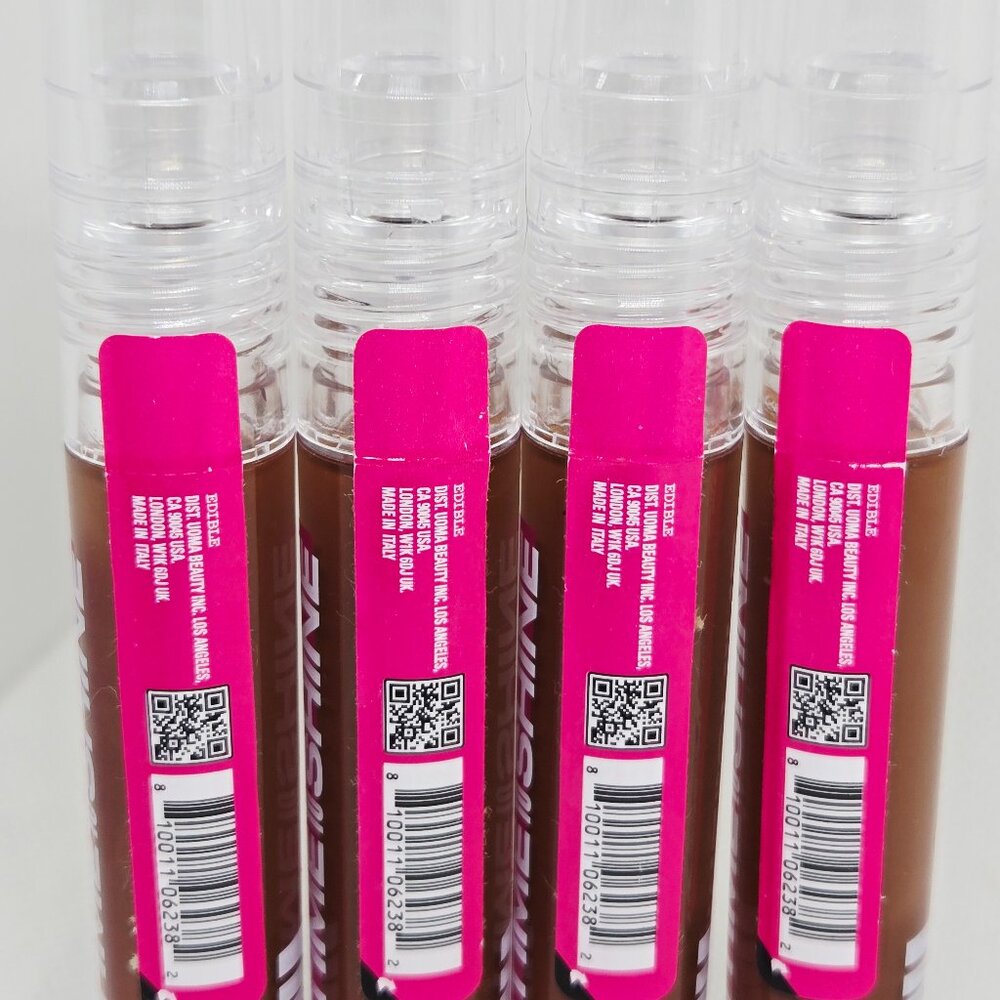 Lot of 4 New Sealed Uoma Beauty by Sharon C Hi-Shine Lip Gloss Color is "Edible" - Picture 4 of 5